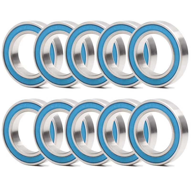 FUSHIBEARING 15x24x5mm 6802RS Ball Bearing 6802-2RS Pack of 10pcs - Image 2